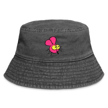 Fly - Vintage Bucket Hat - vintage black - Front