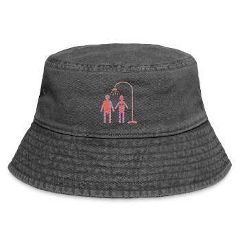  unter der Dusche Duschen - Vintage Bucket Hat - Vintage Schwarz - Vorne