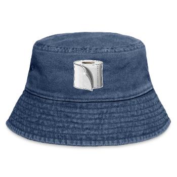 Toilet Paper - Vintage Bucket Hat - vintage denim - Front