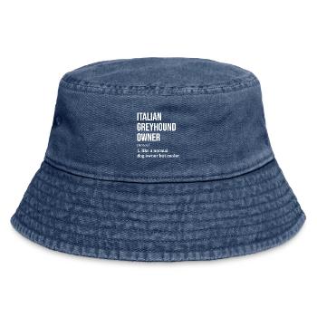 Greyhound - Vintage Bucket Hat - vintage denim - Front