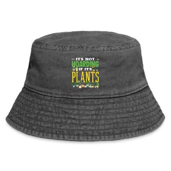 Garten- Und Pflanzenliebhaber Geschenke - Vintage Bucket Hat - Vintage Schwarz - Vorne