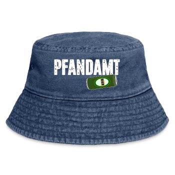 Pawn office - Vintage Bucket Hat - vintage denim - Front
