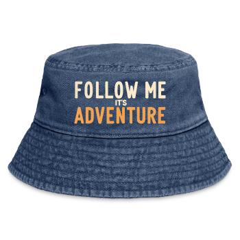 Suivez-Moi C'est l'Aventure - Bob vintage - vintage bleu jeans - Devant