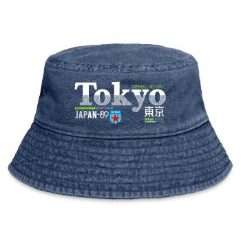 Tokyo Vintage Sport Denim - Vintage Bucket Hat - Vintage Denim - Vorne