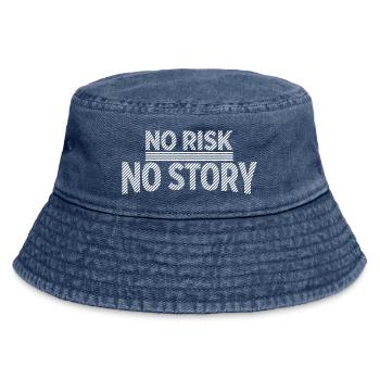 AUCUN RISQUE SANS HISTOIRE Déclaration d’aventure - Bob vintage - vintage bleu jeans - Devant