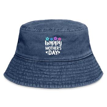 Happy Mother's Day - Vintage Bucket Hat - vintage denim - Front