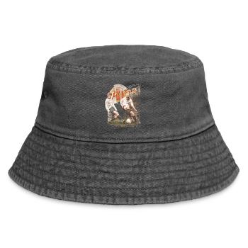 fußball sonne vintage jungs jungen boy must have - Vintage Bucket Hat - Vintage Schwarz - Vorne