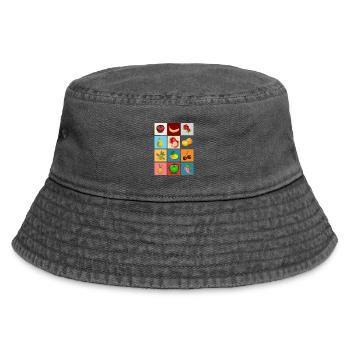 fruits - Vintage Bucket Hat - vintage black - Front