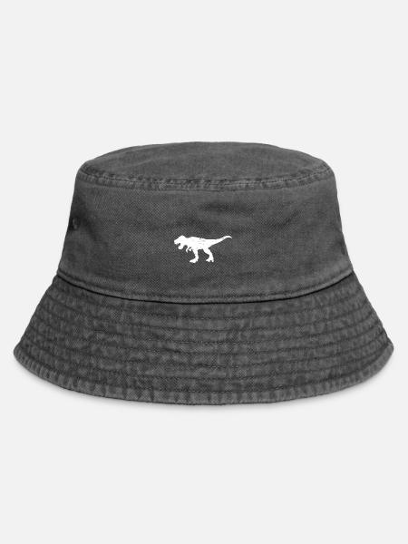 T-Rex - Vintage Bucket Hat - Vintage Schwarz