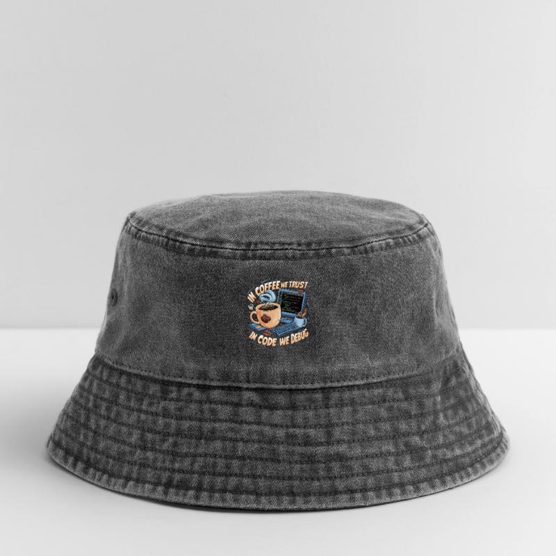KaffeeCode Debug: In Code Wir Debuggen Vintage Bucket Hat