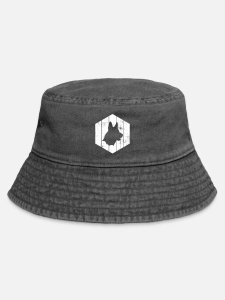 Deutscher Schäferhund - Vintage Bucket Hat - Vintage Schwarz