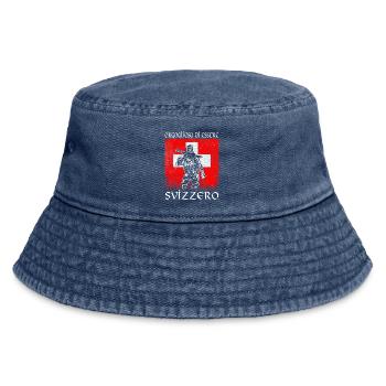 Tell - Svizzero - Orgoglioso - Vintage Bucket Hat - Vintage Denim - Vorne