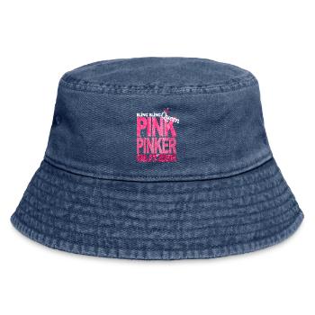 Bling Queen Pink Glitzer Prinzessin Geburtstag - Vintage Bucket Hat - Vintage Denim - Vorne