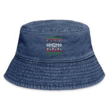 Mutter Weihnachten Ugly Christmas Xmas Geschenk - Vintage Bucket Hat - Vintage Denim - Vorne