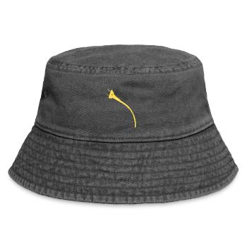 Stecker Gelb - Vintage Bucket Hat - Vintage Schwarz - Vorne