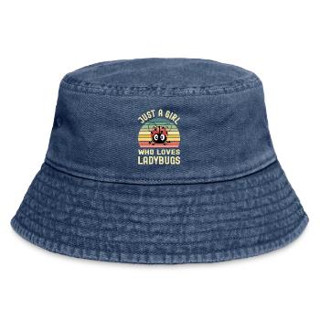 Ladybird - Vintage Bucket Hat - vintage denim - Front