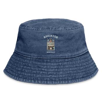 Kultiges Rheintor in Andernach - Vintage Bucket Hat - Vintage Denim - Vorne