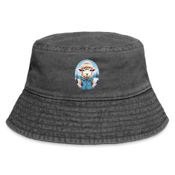 Sweet Sheep - Vintage Bucket Hat - vintage black - Front
