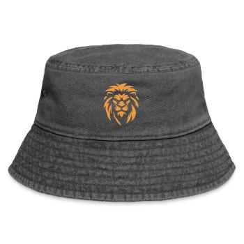 Angry Lion - Vintage Bucket Hat - vintage black - Front
