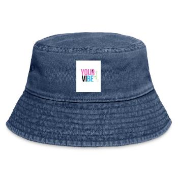 Vibration Positive et Motivante - Bob vintage - vintage bleu jeans - Devant