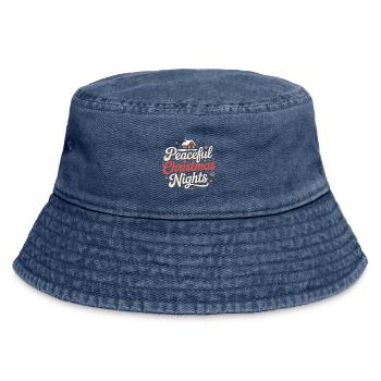 Ruhige Weihnachtsnächte - Vintage Bucket Hat - Vintage Denim - Vorne