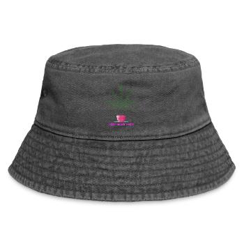 Weed Suga Mama - Vintage Bucket Hat - Vintage Schwarz - Vorne