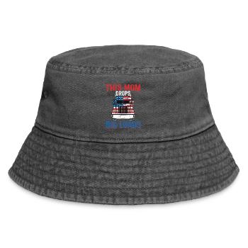 Trucker, conductrice de semi-remorque américaine maman - Bob vintage - noir vintage - Devant