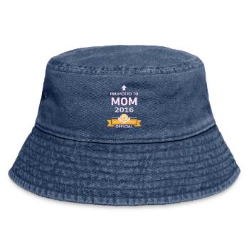 Beförderung zur Mutter 2016 - Vintage Bucket Hat - Vintage Denim - Vorne