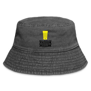 JGA hessisch Frankfurt Apfelwein Crew - Vintage Bucket Hat - Vintage Schwarz - Vorne