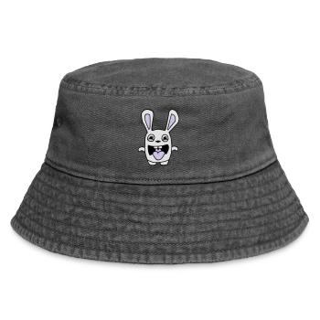 dessin lapin mignon débile style BD cartoon fun - Bob vintage - noir vintage - Devant
