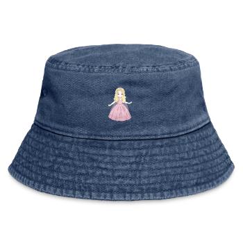 Princess - Vintage Bucket Hat - vintage denim - Front