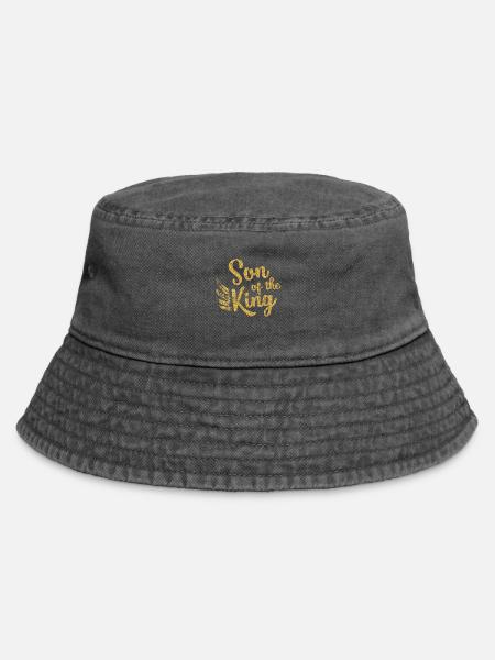 Son of the King - Vintage Bucket Hat - Vintage Schwarz