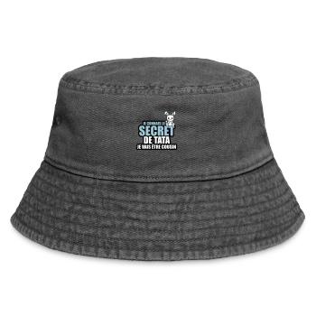 je connais le secret de tata je vais être cousin - Bob vintage - noir vintage - Devant