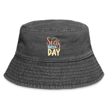 Seas The Day - Vintage Bucket Hat - vintage black - Front