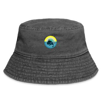 Wal - Vintage Bucket Hat - Vintage Schwarz - Vorne