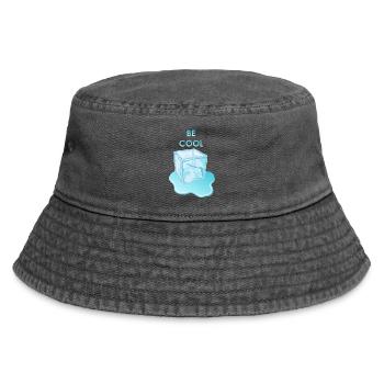 Be Cool IceCube - Vintage Bucket Hat - Vintage Schwarz - Vorne