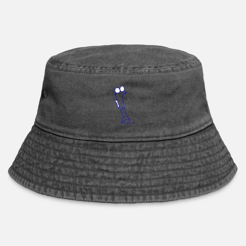 Plötzfisch - Piscis Rutilus - Vintage Bucket Hat - Vintage Schwarz