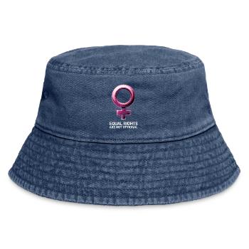  Equal Rights Are Not Optional Feminismus - Vintage Bucket Hat - Vintage Denim - Vorne