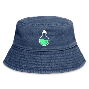 Potion Potion Mana Gaming Vector - Vintage Bucket Hat - vintage denim - Front