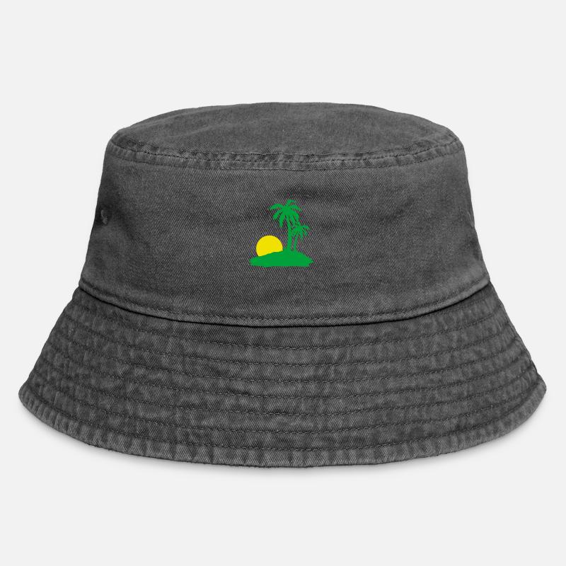 Palm beach soleil - Bob vintage - noir vintage