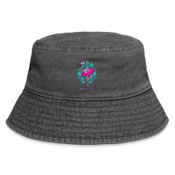 Fancy To The Bone 8e anniversaire Flamant rose - Bob vintage - noir vintage - Devant