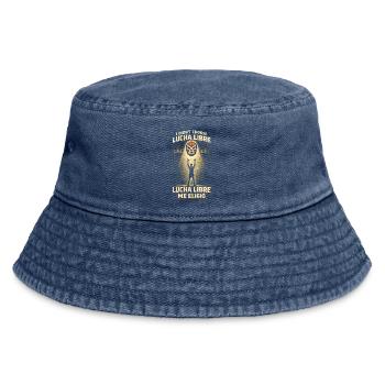 Lucha Libre Me Eligio Luchador - Bob vintage - vintage bleu jeans - Devant