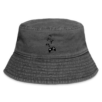 Controller Pads - Vintage Bucket Hat - Vintage Schwarz - Vorne