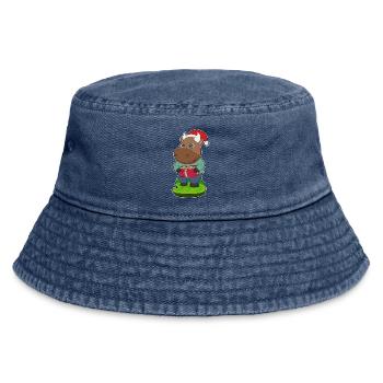 Forfait Noël Taureau - Bob vintage - vintage bleu jeans - Devant