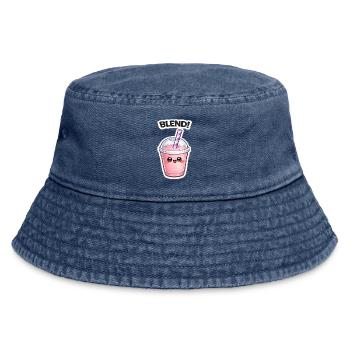 Kawaii Smoothie Becher BLEND - Vintage Bucket Hat - Vintage Denim - Vorne