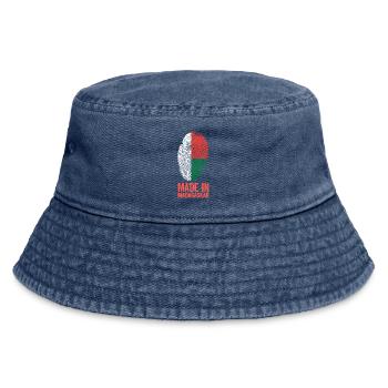 Made In Madagascar / Madagasikara / Madagascar - Bob vintage - vintage bleu jeans - Devant