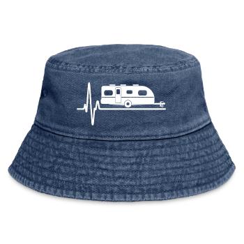 Heartbeat Caravan Silhouette - Bob vintage - vintage bleu jeans - Devant