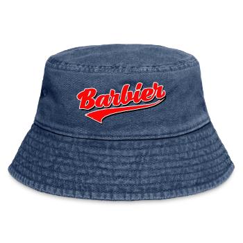 barbier haar bart barber rasieren männer barber - Vintage Bucket Hat - Vintage Denim - Vorne