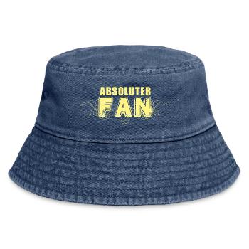 ABSOLUTER FAN - Vintage Bucket Hat - Vintage Denim - Vorne