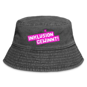 Inclusion wins - Vintage Bucket Hat - vintage black - Front
